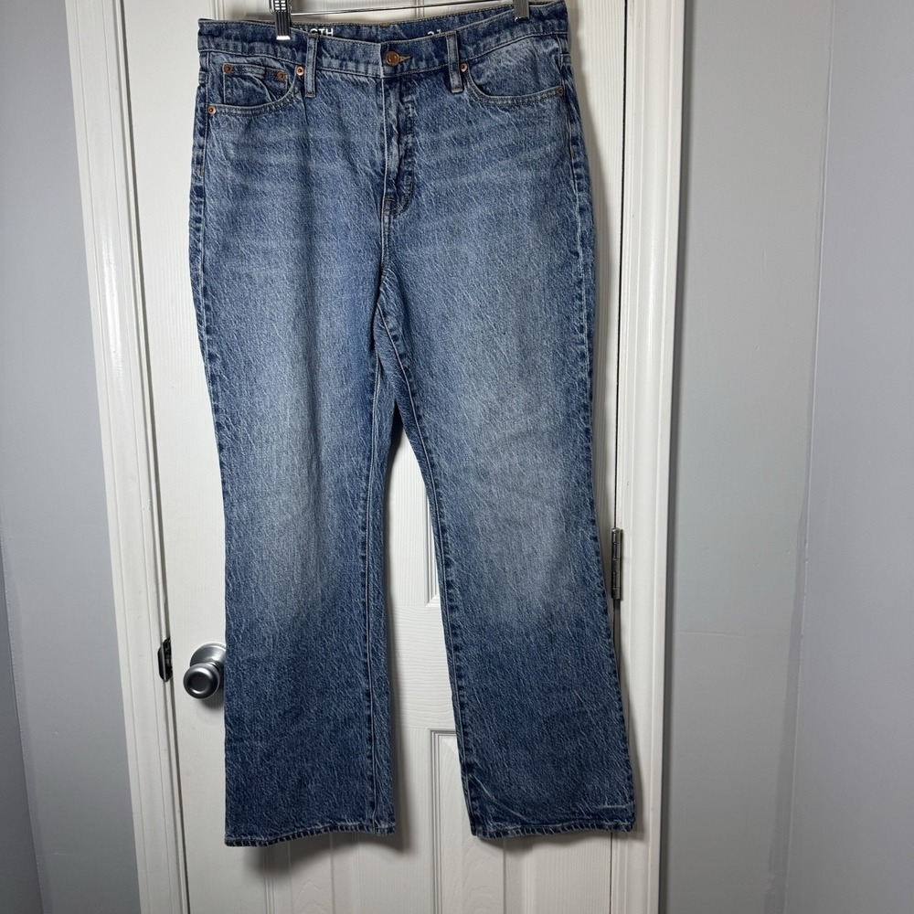 J. Crew Full-Length Demi-Boot Jean in Kamari Wash Women's Size 31